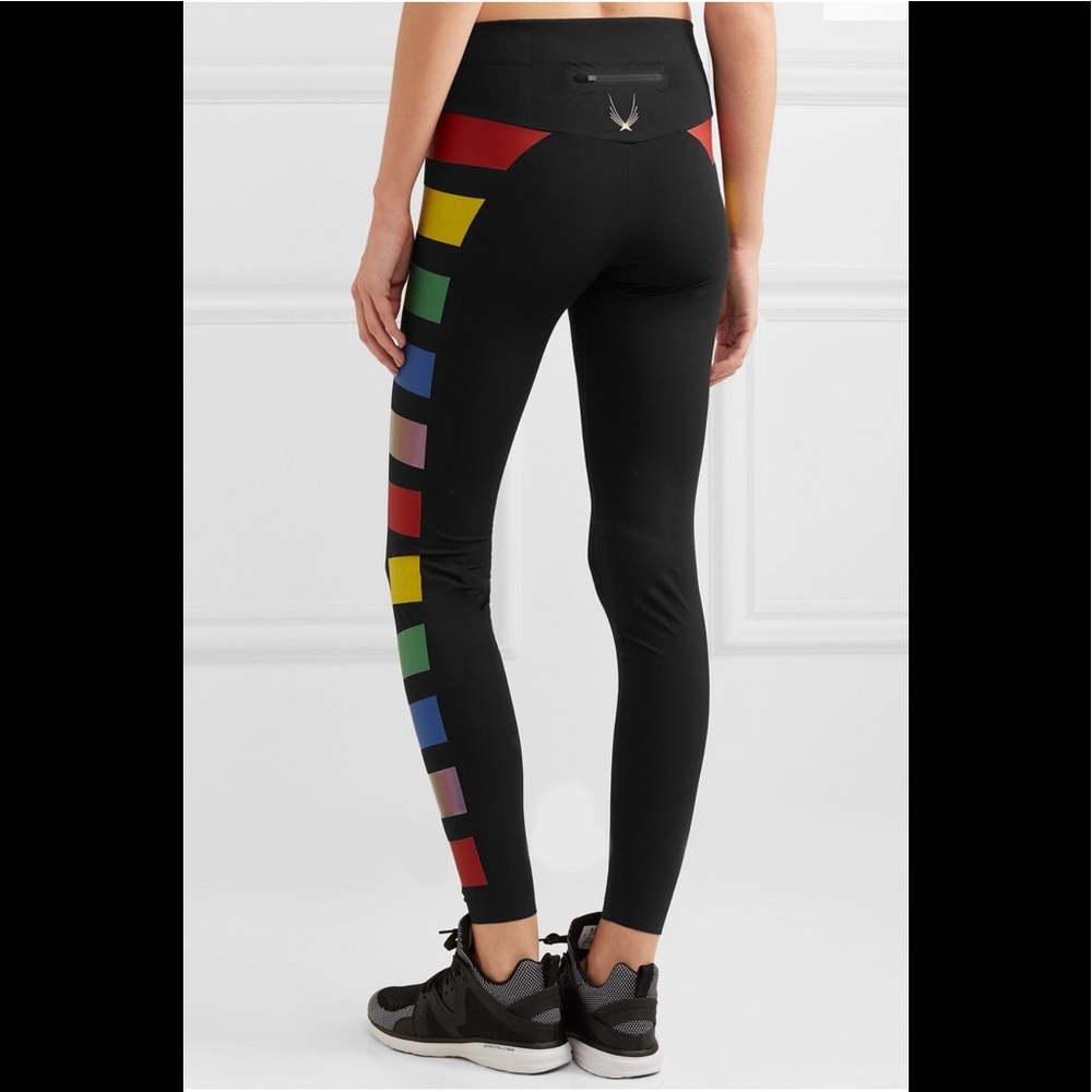 NWOT Odyssey Mesh-Paneled Stretch Leggings - Picture 3 of 4